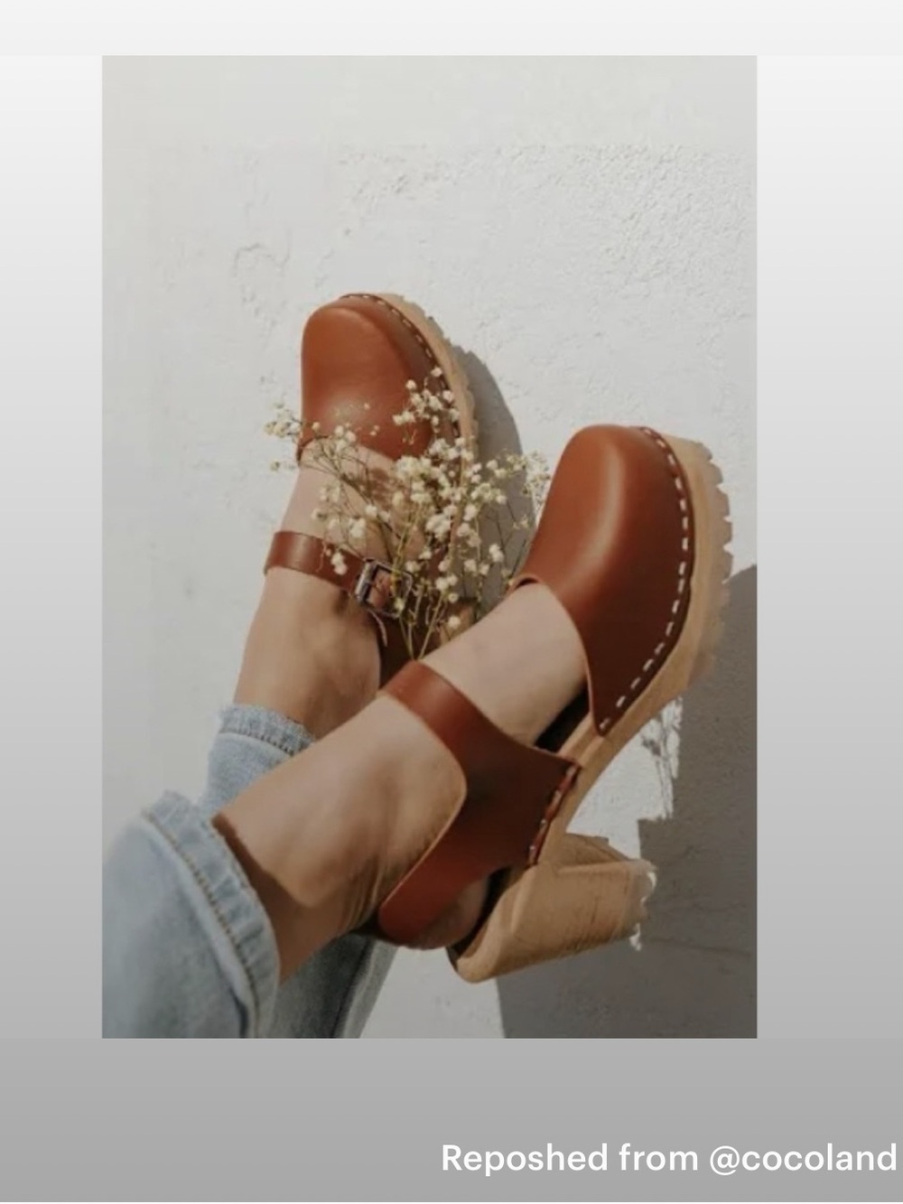 MIA 37 Cognac Brown Leather Mary Jane Sandals